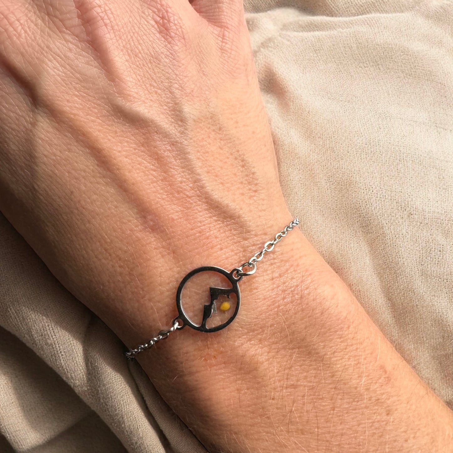 Stainless Steel Mustard Seed Bracelet