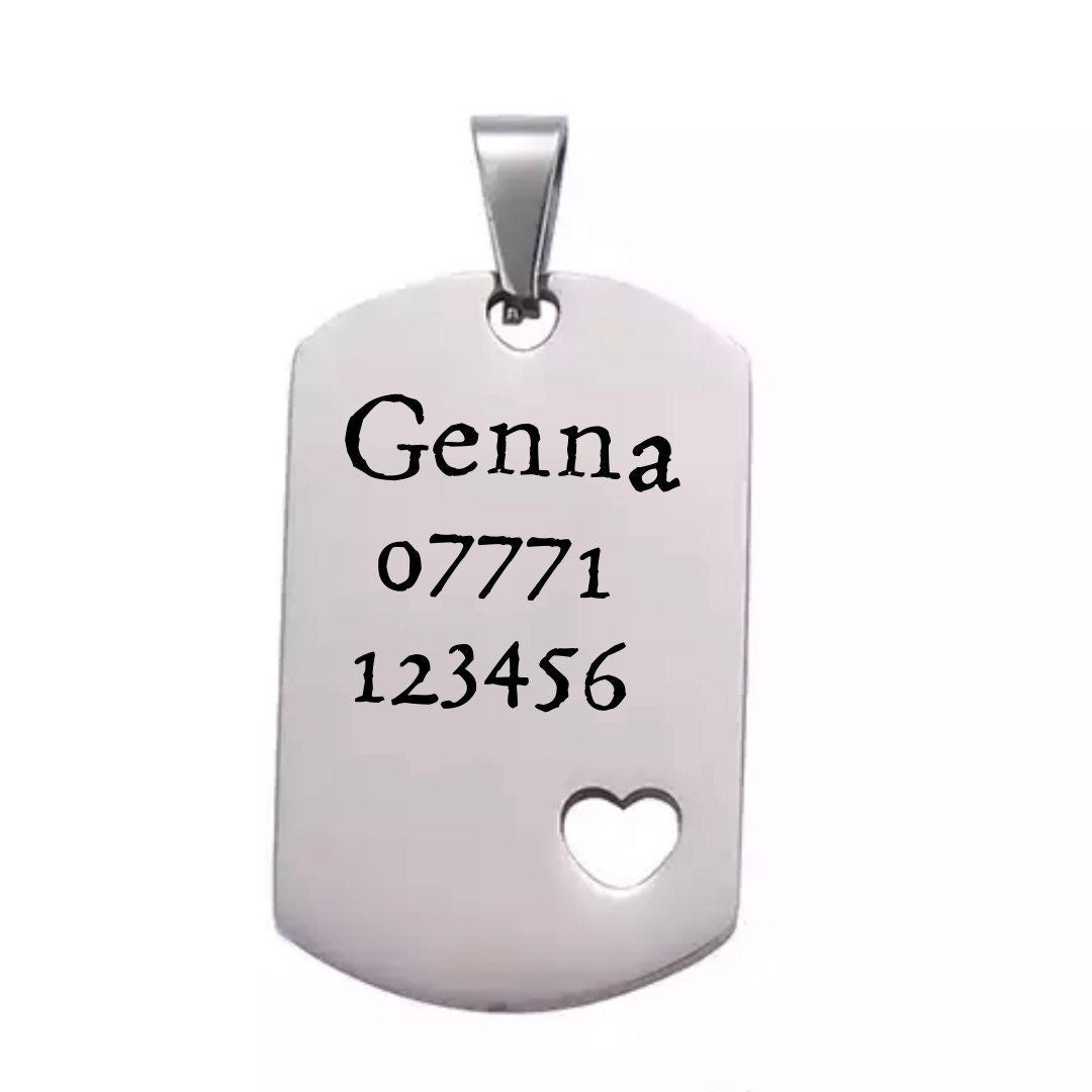 Lost as f*ck… please call my owner - personalised engraved pet tag / ID collar