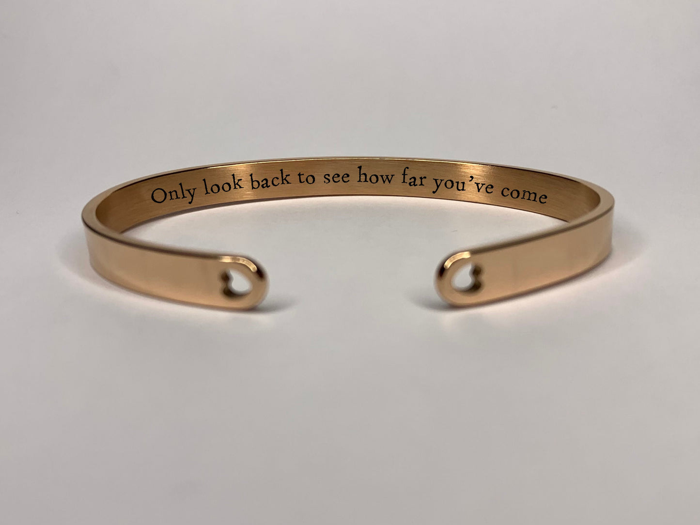 'Only look back to see how far you've come' Bangle