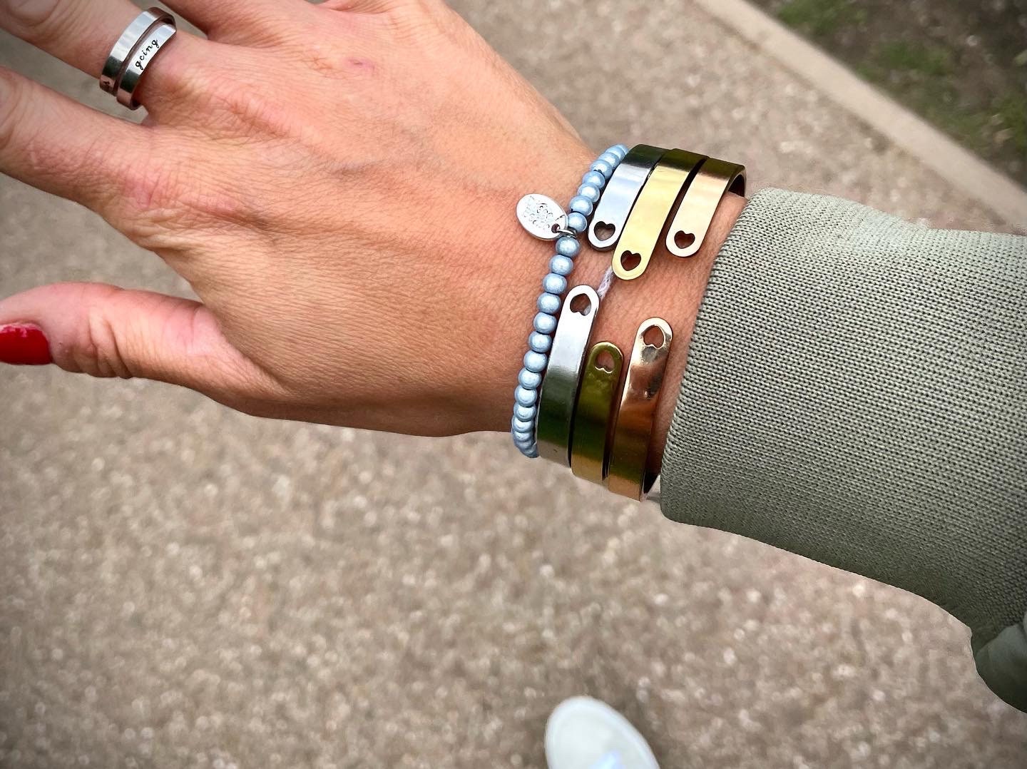 The Ultimate Trio! - Three cuff bangles in a colour & and style of your choice!