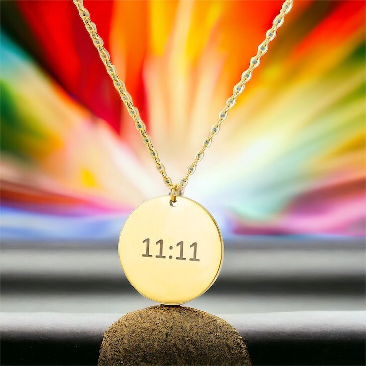 Affirmation 11:11 Angel Number Necklace