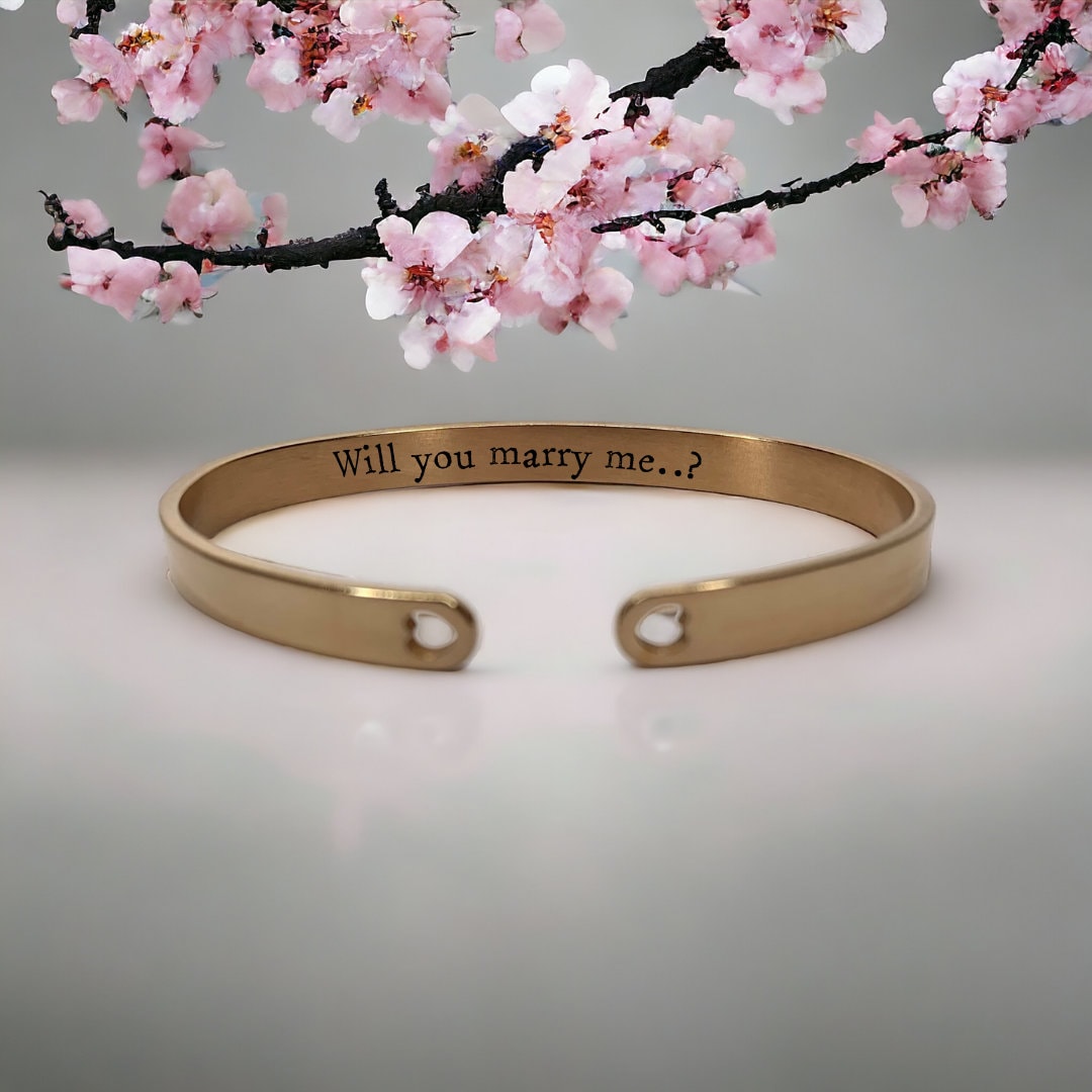'Will you marry me..?' Proposal Bangle