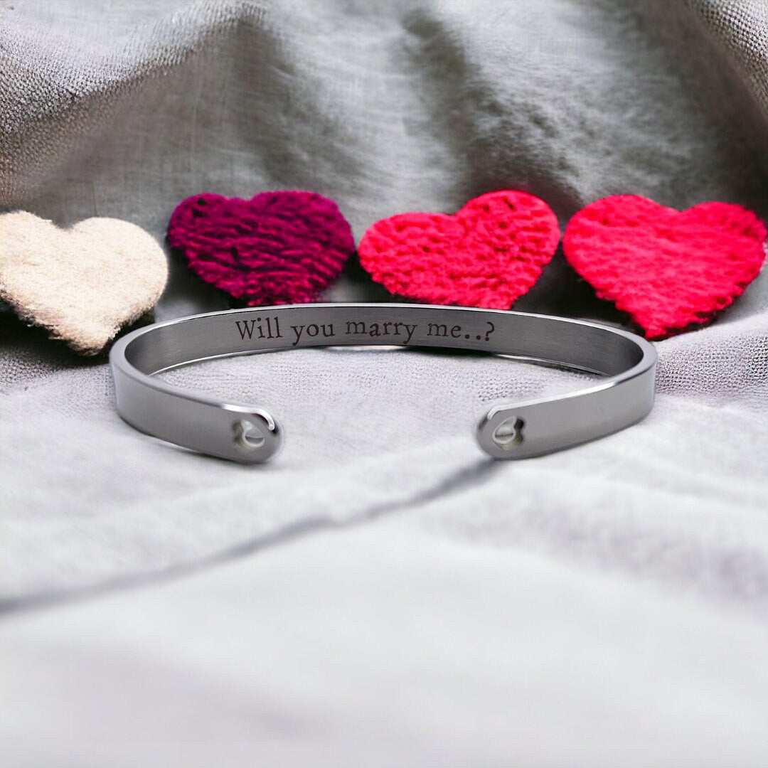 'Will you marry me..?' Proposal Bangle