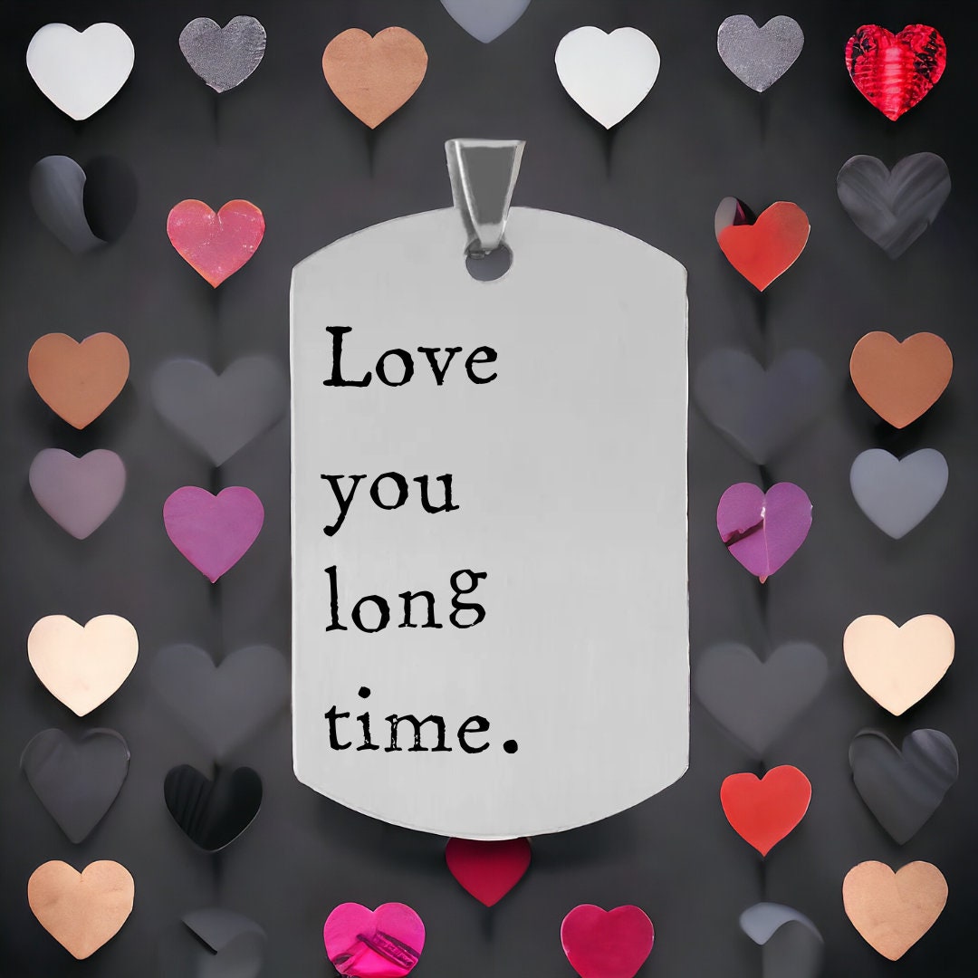 'Love you long time' Keyring