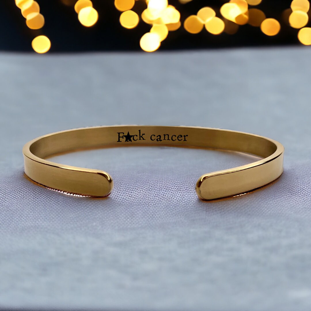 'F*ck cancer' Bangle