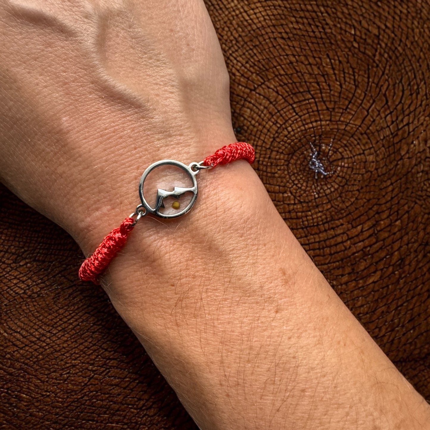 Adjustable Mustard Seed Cord Bracelet