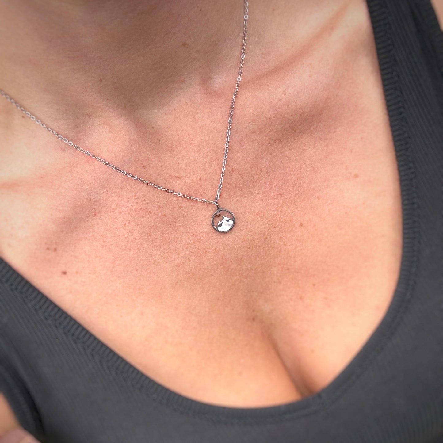 Stainless Steel Mustard Seed Necklace