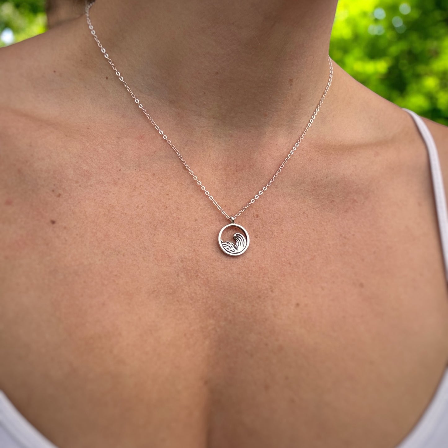 Sterling Silver Sea Necklace