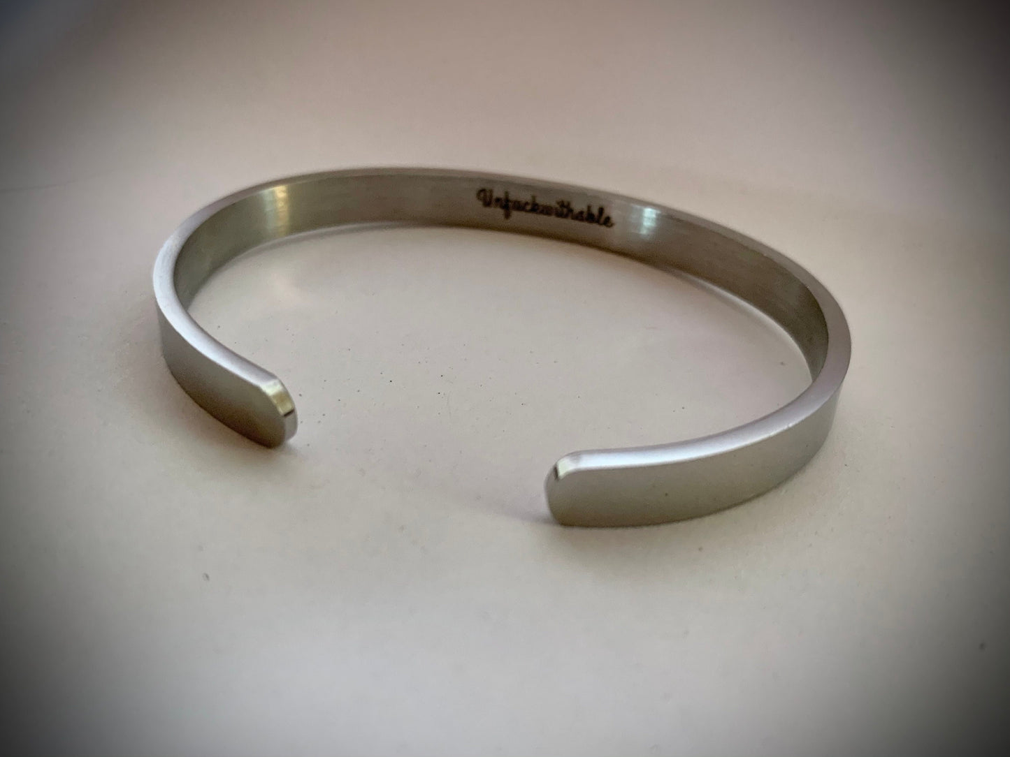 Unf*ckwithable - Hidden message cuff bracelet