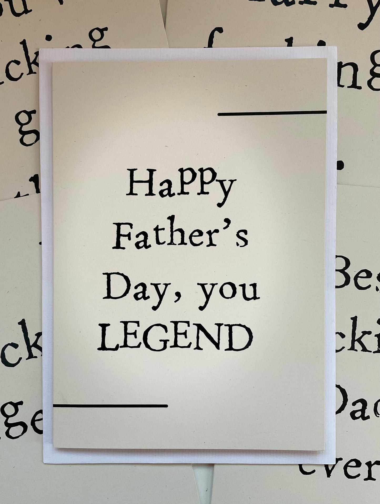 Happy Father’s Day, you LEGEND card - perfect card for Father’s Day