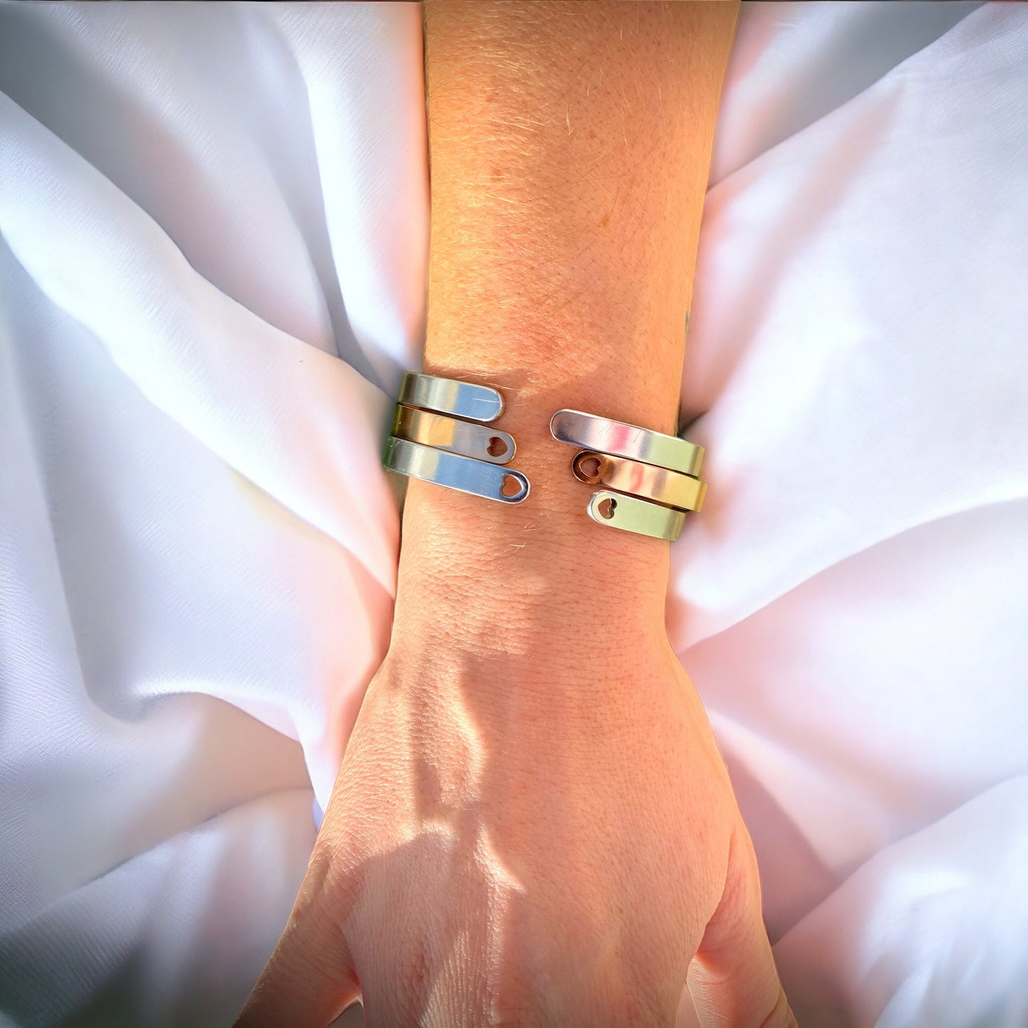 The Ultimate Trio! - Three cuff bangles in a colour & and style of your choice!