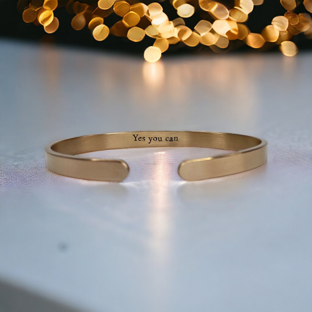 'Yes you can' Bangle