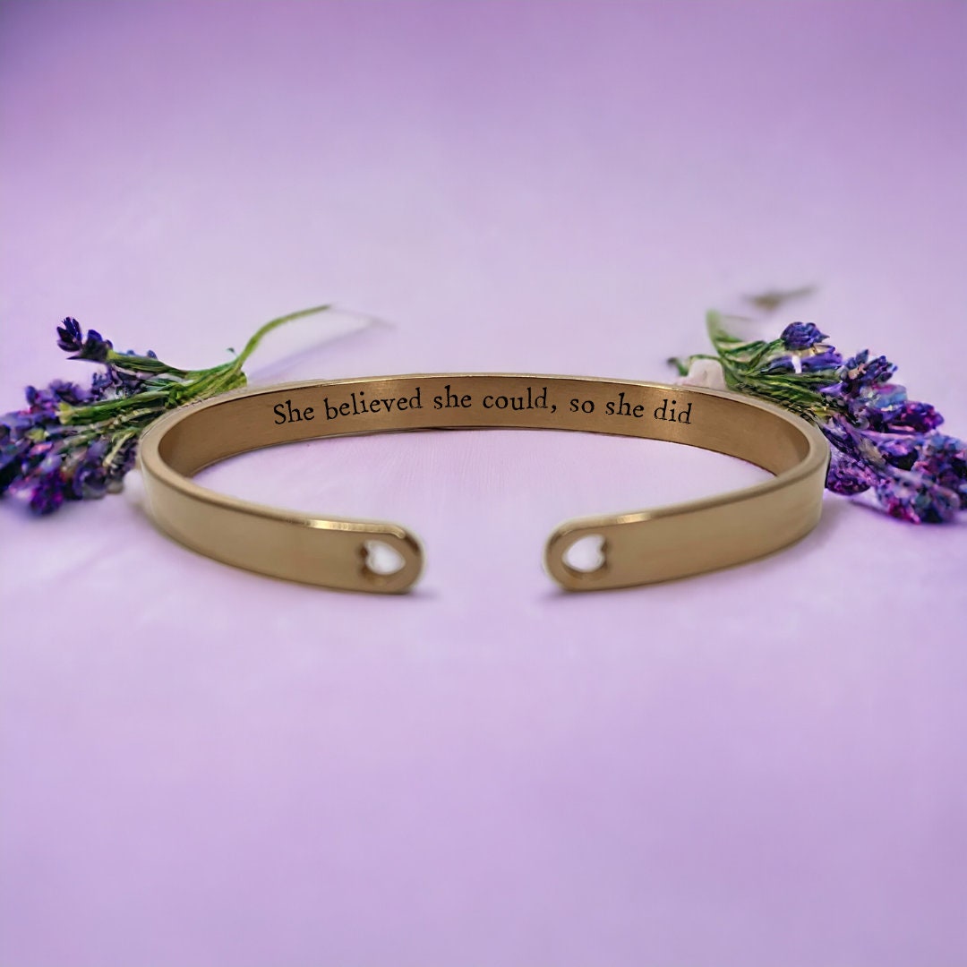 'She believed she could, so she did' Bangle