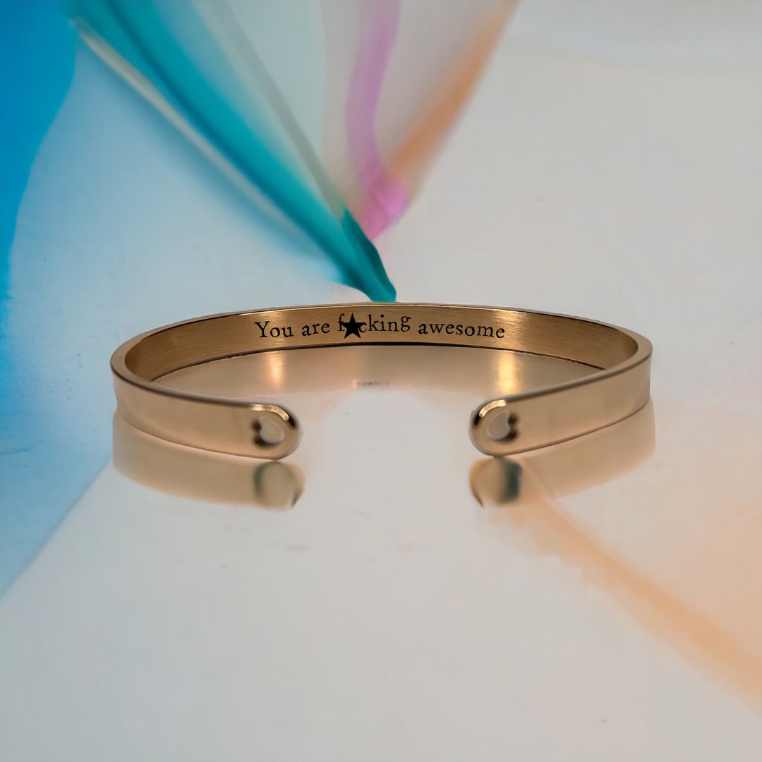 'You are f*cking awesome' Bangle