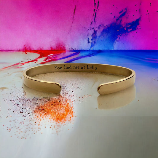 'You had me at hello' Bangle