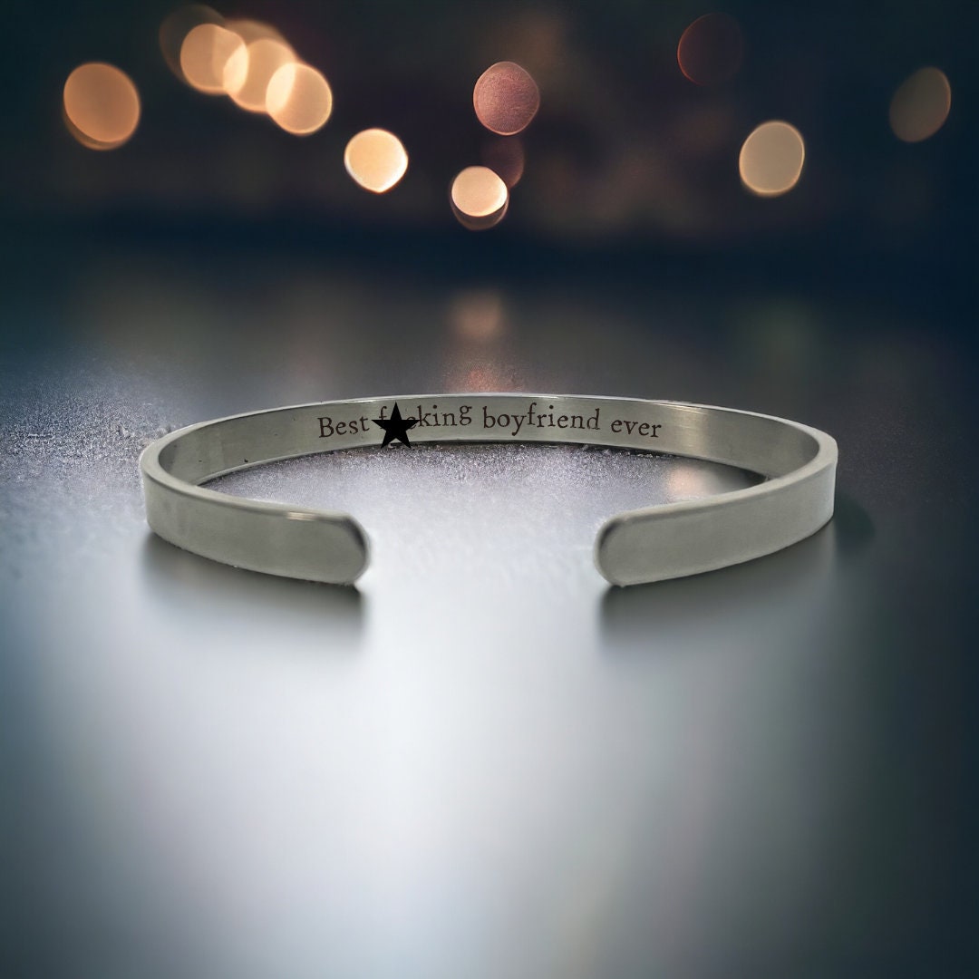 'Best f*cking boyfriend ever' Bangle