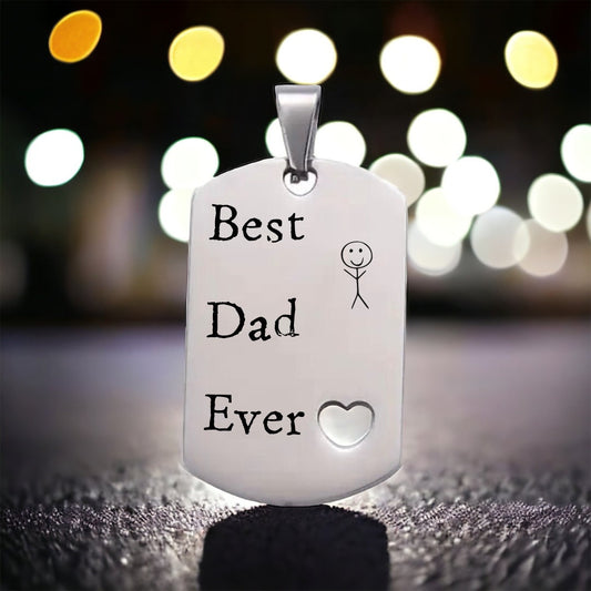 'Best Dad Ever' Keyring