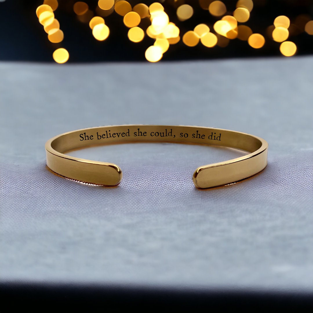 'She believed she could, so she did' Bangle