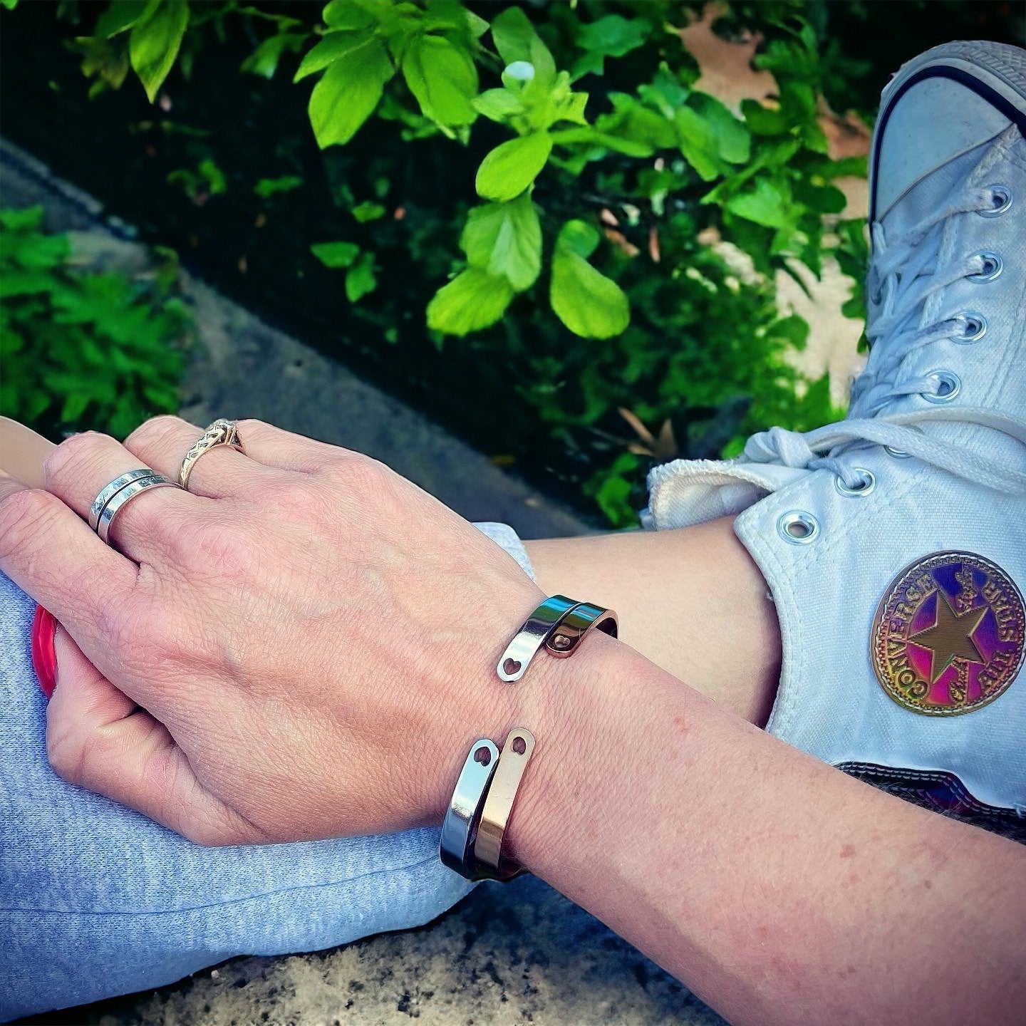 The Ultimate Duo! - Choose 2 bangles of your own choice of style, colour, and message!