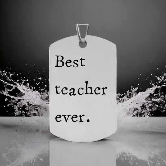 'Best teacher ever' Keyring